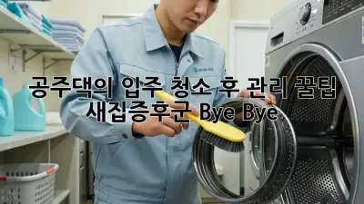 🏡 공주댁의 입주 청소 후 관리 꿀팁! 새집증후군 Bye Bye 👋
